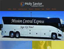 Tablet Screenshot of holysavior.org